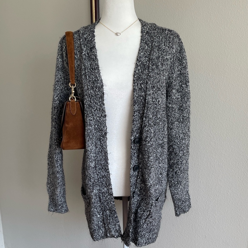 Gray Women's Sweater Cardigan Size XL